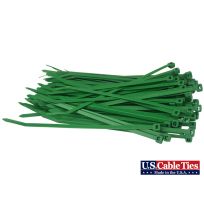 US Cable Ties Standard Duty Cable Ties, 100-Pack, SD8GN100, Green, 8 IN