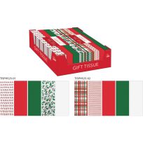 Paper Images Christmas Printed Tissue, 25-Count, TISPS25CD