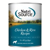 Nutri Source Chicken & Rice Formula Dog Food, 3020004, 13 OZ Can