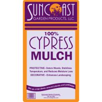 Suncoast Garden Products 100% Cypress Mulch, 002032, 2 CU FT