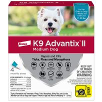 Elanco™ K9 Advantix™II Flea, Tick, Mosquito Prevention for Medium Dogs 11-20 LB, 4-Doses, 9203724