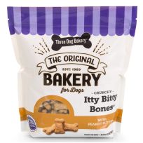 Three Dog Bakery® Itty Bitty Bones® Peanut Butter, 320123, 32 OZ
