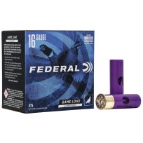 FEDERAL® 16GA Game Load Hi-Brass Shotshells, 25-Rounds, H163 7.5