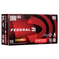 FEDERAL® 9MM LUGER 150GR Syntech Action Pistol Centerfire Pistol Cartridges, 50-Rounds, AE9SJAP1