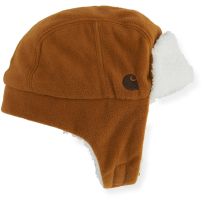 Carhartt Knit Trapper Hat, CB8950-D15, Brown, One Size Fits Most