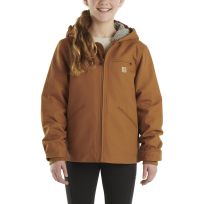 Carhartt Girl's Canvas Insulated Hooded Jacket