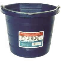 Tuff Stuff Flatback Bucket, KMC-FB100BL, Blue, 5 Gallon