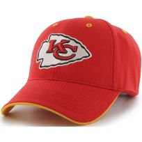 NFL Chiefs Money Maker Brushed Cotton Twill Cap, JT88, Red, One Size Fits Most