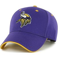 NFL Vikings Money Maker Brushed Cotton Twill Cap, JT88, Purple, One Size Fits Most