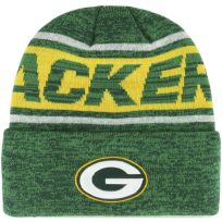 NFL Packers Bitter Cuffed Knit Hat, JU12, Green, One Size Fits Most