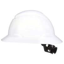 3M™ Full-Brim Non-Vented Hard Hat with Ratchet Adjustment, CHH-FB-R-W6-SL, White
