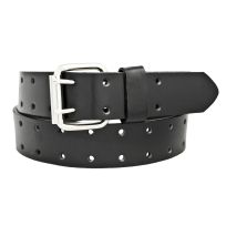 Hickory Creek 1 1/2" Bonded Leather Belt with Twin Prong Buckle