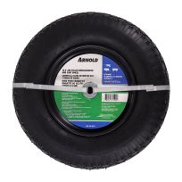 ARNOLD® Air-Filled Wheelbarrow Wheel, 3 IN x 6 IN, 15.5 IN, 490-326-0017