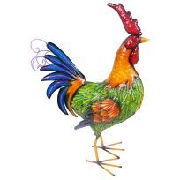 Backyard Expressions Rooster Metal Figure, 906652, 24 IN
