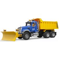 Bruder Toys MACK Granite Dump Truck with Snow Plow Blade, 2825