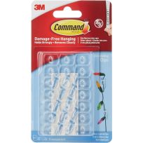 Command® Clear Decorating Clips, 24-Pack, 6969521