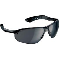 3M™ Flat Temple Safety Eyewear, Semi-Rimless Frame, Grey Lens, 5410550, Black / Gray