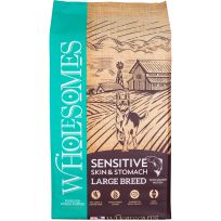 WHOLESOMES™ Sensitive Large Breed with Salmon Protein Dry Dog Food, 408-379-15, 30 LB Bag