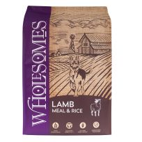 WHOLESOMES™ Lamb Meal & Rice Dry Dog Food, 408-354-15, 40 LB Bag