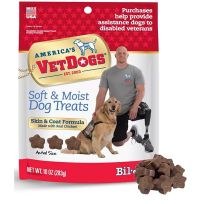 Bil-Jac America's VetDogs Soft & Moist Dog Treats, 404-072-15, 10 OZ Bag