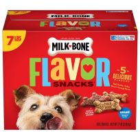 MILK-BONE® Small Flavor Snacks Dog Treats, 411-555-15, 7 LB Bag