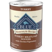 BLUE™ Homestyle Recipe™ Natural Adult Wet Food with Turkey, 800199, 12.5 OZ Can