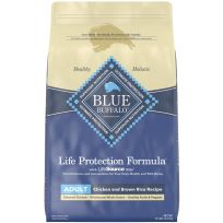 BLUE BUFFALO™ Life Protection Formula® Natural Adult Chicken & Brown Rice Recipe, 800153, 15 LB Bag
