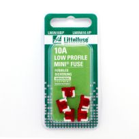 Littelfuse Low profile Mini Fuse, 58vdc, 10a, LMIN010.VP