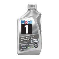 Mobil 1™ Full-Synthetic Motor Oil, SAE 5W-20, 124826, 1 Quart