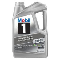 Mobil 1™ Full-Synthetic Motor Oill, SAE 5W-20, 120763, 5 Quart