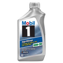 Mobil 1™ High Mileage - Full-Synthetic Motor Oil, SAE 10W-30, 103535, 1 Quart