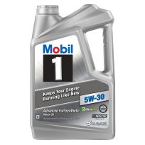 Mobil 1™ Full-Synthetic Motor Oil, SAE 5W-30, 124317, 5 Quart