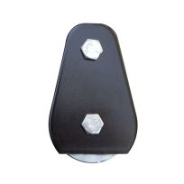 Koch Industries Heavy Fixed Eye Block Black Pulley, 2 IN, 3312093