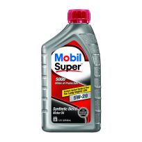 Mobil Super™ 5,000 Miles of Protection Motor Oil, SAE 5W-20, 124405, 1 Quart