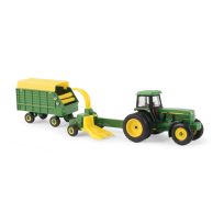 ERTL John Deere 4960 with Harvester & Wagon, 1:64, 45589V