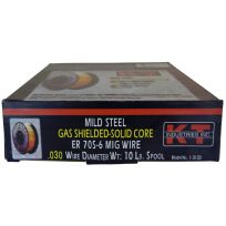K-T Industries Mig Wire E70s-6 10 LB, Solid Core, .030 IN, 1-3133