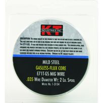 K-T Industries Flux Core Mig Wire 2 LB, .035 IN, 1-3154