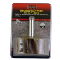 K-T Industries Flap Wheel 2 X 1 IN 80 Grit, 5-6957