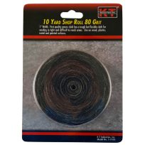 K-T Industries Shop Roll 80 X 1 IN, 80 Grit, 10 YD, 5-7420