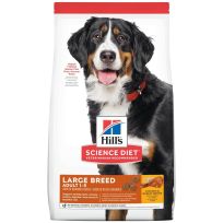 HILL'S SCIENCE DIET ADULT LARGE BREED CHICKEN & BARLEY RECIPE DRY DOG FOOD  35 LB BAG