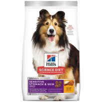 Hill's Science Diet Adult Sensitive Stomach & Skin Chicken Meal & Barley Dry Dog Food, 8860, 15.5 LB Bag