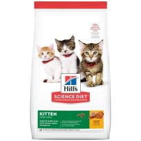 Hill's Science Diet Kitten Healthy Development Chicken Recipe Dry Cat Food, 9392, 15.5 LB Bag