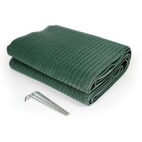 CAMCO Reversible Awning Mat, Green, 6 IN x 9 IN, 42880