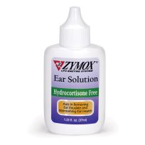Zymox Ear Solution With 0.5% Hydrocortisone, RZES0125W, 1.25 OZ
