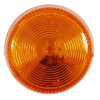 Optronics 2 IN Yellow Grommet Mount Marker / Clearance Light; PC Rated, MC53AS