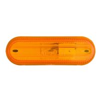 Optronics Yellow Oblong Surface Mount Marker / Clearance Light; Self-Grounding, MC68AS