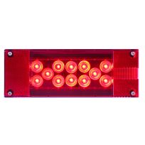 Optronics 18-LED Red Combination Tail Light for Marine Trailer Application; Passenger Side, STL16RS