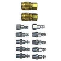 Milton 1/4 IN Npt M Style Coupler And Plug Kit - 12-Piece, S-210