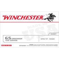 Winchester 6.5 Creedmoor - 125 Grain Open Tip - Range Ammo, 20-Round, USA65CM