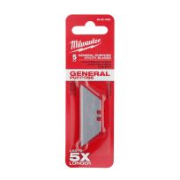 Milwaukee Tool General Purpose Utility Blades, 5-Pack, 48-22-1905